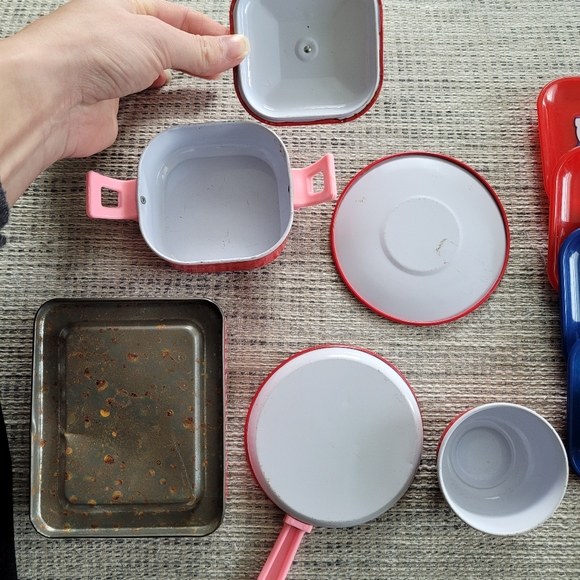 Retro Hello Kitty Kitchen Play Set Sanrio Doll House Vintage Rare 90s Japan - Picture 5 of 12